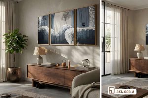 Tranh thiên nhiên mùa đông tĩnh lặng chạm đến những tầng sâu lắng 3XL 003 A m7 tranh thien nhien mua dong treo tuong canh cua so tran ngap anh sang xuongtranhcanvas
