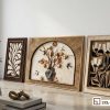 Tranh tĩnh vật bình hoa mang hơi thở mộc mạc và tinh tế vào tổ ấm 3XL 005 B m1 tranh tinh vat binh hoa dat san phong cach moc mac xuongtranhcanvas