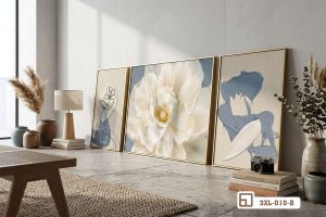 Tranh hoa nghệ thuật thanh lịch: Nâng tầm không gian sống với vẻ đẹp kiêu sa, tinh tế 3XL 010 B m4 tranh hoa nghe thuat bo nhieu tam trang tri khong gian mo dang cap xuongtranhcanvas