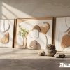 Tranh gia đình voi nghệ thuật - Biểu tượng của sự gắn kết yêu thương và bình yên sâu thẳm 3XL 013 B m1 tranh gia dinh voi nghe thuat canvas hien dai goc phong khach xuongtranhcanvas