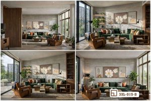 Tranh hoa cúc trắng nghệ thuật - Khúc ca thanh xuân dịu ngọt chạm đến cảm xúc thăng hoa 3XL 015 B m5 tranh hoa cuc trang nghe thuat bo collage da goc nhin dang cap xuongtranhcanvas