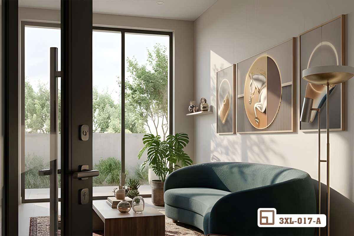 Tranh ngựa chiến phong thủy - Khí phách hiên ngang dẫn lối thành công và thịnh vượng 3XL 017 A m6 tranh ngua chien phong thuy goc nhin toan canh biet thu rong mo sang trong