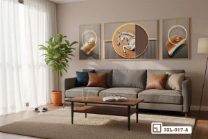 Tranh ngựa chiến phong thủy - Khí phách hiên ngang dẫn lối thành công và thịnh vượng 3XL 017 A m8 tranh ngua chien phong thuy dang cap vuong gia cho khong gian thuong luu xuongtranhcanvas