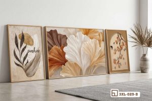 3XL 029 B m1 tranh qua ngot nghe thuat dat san khung go sang cho phong khach xuongtranhcanvas