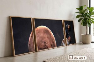 3XL 036 A m1 tranh vu tru huyen ao nghe thuat moc mac dat tua san nha sang trong xuongtranhcanvas