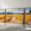 Tranh phong cảnh đồng quê - Khúc ca thanh bình đánh thức mọi cảm xúc thăng hoa 3XL 056 B m1 tranh phong canh dong que vang ong khong gian phong khach lon xuongtranhcanvas
