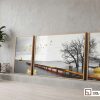 Tranh phong cảnh hoàng hôn - Bản giao hưởng ánh sáng và cảm xúc thăng hoa 3XL 059 A m1 tranh phong canh hoang hon dat san khong gian mo hien dai xuongtranhcanvas