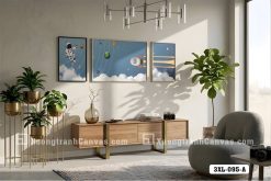 Tranh Canvas Vũ Trụ Phi Hành Gia Và Hệ Mặt Trời Cho Phòng Bé Mã-3XL-095-A 3XL 095 A Tranh Canvas Vũ Trụ Phi Hành Gia Và Hệ Mặt Trời Cho Phòng Bé m7