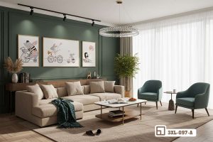 Tranh thỏ hồng đạp xe - Thế giới cổ tích ngọt ngào cho không gian sống 3XL 097 A m8 tranh tho hong dap xe cao cap khong gian mo hien dai xuongtranhcanvas