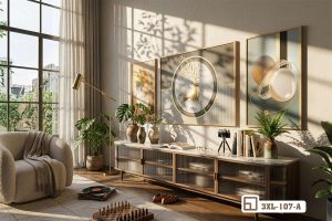 Tranh hươu vàng phong thủy - Nguồn năng lượng vượng khí thu hút tài lộc viên mãn 3XL 107 A m3 tranh canvas huou vang phong thuy nghe thuat goc phong khach xuongtranhcanvas