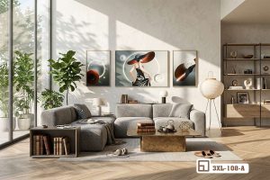 Tranh thiếu nữ đội mũ - Nét đẹp kiêu kỳ tôn vinh nghệ thuật đương đại đỉnh cao 3XL 108 A m3 tranh thieu nu doi mu ton vinh net dep thanh lich phong khach xuongtranhcanvas