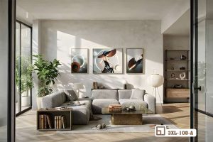 Tranh thiếu nữ đội mũ - Nét đẹp kiêu kỳ tôn vinh nghệ thuật đương đại đỉnh cao 3XL 108 A m6 tranh thieu nu doi mu phong cach toi gian cho nha sang xuongtranhcanvas