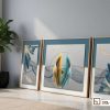 Tranh treo tường lông vũ nghệ thuật - Đỉnh cao sang trọng cho phòng khách 3XL 117 A m1 tranh treo tuong long vu phong cach hien dai cho khong gian mo xuongtranhcanvas