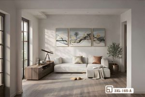 Tranh đồi núi uốn lượn - Bản giao hưởng thiên nhiên đầy nên thơ và huyền ảo 3XL 165 A m6 tranh doi nui uon luon treo phong khach biet thu cao cap xuongtranhcanvas