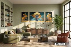 Tranh Canvas Voi Thần Quyền Quý Và Lá Rẻ Quạt-Tranh Canvas Cao Cấp Sang Trọng Mã-3XL-254-A 3XL 254 A Tranh Canvas Voi Thần Quyền Quý Và Lá Rẻ Quạt Tranh Canvas Cao Cấp Sang Trọng m3