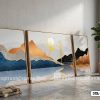 Tranh Canvas Phong Cảnh Núi Vàng Gold Luxury Hiện Đại Sang Trọng Mã-3XL-336-A 3XL 336 A Tranh Canvas Phong Cảnh Núi Vàng Gold Luxury Hiện Đại Sang Trọng m1