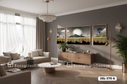 Tranh Canvas Nhật Nguyệt Hội Tụ Và Rừng Thông Dát Vàng Đẳng Cấp Mã-3XL-370-A 3XL 370 A Tranh Canvas Nhật Nguyệt Hội Tụ Và Rừng Thông Dát Vàng Đẳng Cấp m3