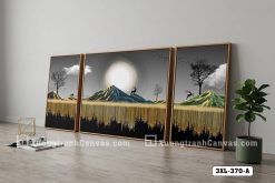Tranh Canvas Nhật Nguyệt Hội Tụ Và Rừng Thông Dát Vàng Đẳng Cấp Mã-3XL-370-A 3XL 370 A Tranh Canvas Nhật Nguyệt Hội Tụ Và Rừng Thông Dát Vàng Đẳng Cấp m4