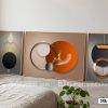 Tranh Canvas Nghệ Thuật Trừu Tượng Khối Tròn Hiện Đại Tông Vàng Cam Sang Trọng Mã-3XL-433-A 3XL 433 A Tranh Canvas Nghệ Thuật Trừu Tượng Khối Tròn Hiện Đại Tông Vàng Cam Sang Trọng m1