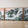 Tranh Canvas Sơn Thủy Hữu Tình Phong Cách Thủy Mặc Đương Đại Mã-3XL-441-A 3XL 441 A Tranh Canvas Sơn Thủy Hữu Tình Phong Cách Thủy Mặc Đương Đại m1