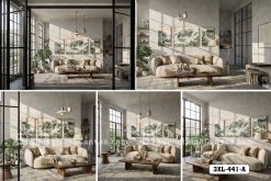 Tranh Canvas Sơn Thủy Hữu Tình Phong Cách Thủy Mặc Đương Đại Mã-3XL-441-A 3XL 441 A Tranh Canvas Sơn Thủy Hữu Tình Phong Cách Thủy Mặc Đương Đại m5