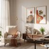 Tranh Canvas Nghệ Thuật Trừu Tượng Boho Tông Cam Đất Phong Cách Japandi Mã-B2-001-B1 B2 001 B1 Tranh Canvas Nghệ Thuật Trừu Tượng Boho Tông Cam Đất Phong Cách Japandi m1