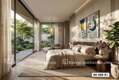 Tranh Canvas Hình Học Tối Giản-Nghệ Thuật Đối Đối Xứng Sun-Moon Navy Mã-B2-028-D1 B2 028 D1 Tranh Canvas Hình Học Tối Giản Nghệ Thuật Đối Đối Xứng Sun Moon Navy m4