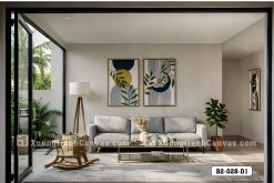 Tranh Canvas Hình Học Tối Giản-Nghệ Thuật Đối Đối Xứng Sun-Moon Navy Mã-B2-028-D1 B2 028 D1 Tranh Canvas Hình Học Tối Giản Nghệ Thuật Đối Đối Xứng Sun Moon Navy m7