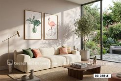 Tranh Canvas Chim Hồng Hạc Tông Hồng Xanh Mã-B2-029-A1 <p><strong><em>Tranh canvas chim hồng hạc</em></strong> mang đến <u>sự kiêu hãnh</u> và <u>vẻ đẹp thanh thoát</u> cho không gian riêng tư. Sự kết hợp giữa <strong>sắc hồng pastel</strong> và <strong>xanh diệp lục</strong> của lá Monstera tạo nên một <u>điểm nhấn thị giác</u> êm ái, giúp bạn luôn cảm thấy <em>nhẹ nhàng và tràn đầy năng lượng</em> mỗi khi ngồi vào bàn làm việc.</p> B2 029 A1 Tranh Canvas Chim Hồng Hạc Tông Hồng Xanh m3