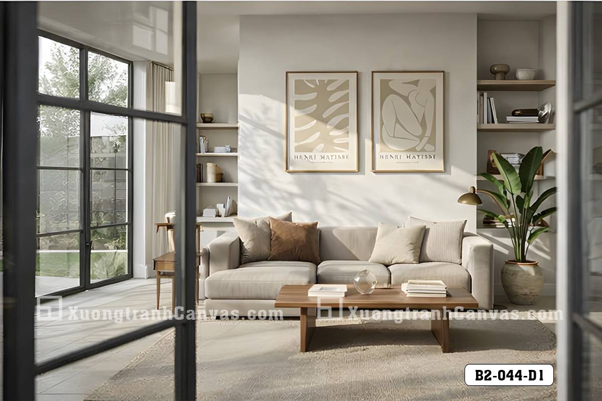 B2 044 D1 Tranh Canvas Henri Matisse Tối Giản Tông Kem Beige Thanh Lịch m7 B2 044 D1 Tranh Canvas Henri Matisse Tối Giản Tông Kem Beige Thanh Lịch m7