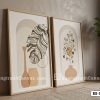 Tranh Canvas Tĩnh Vật Boho Hiện Đại-Nghệ Thuật Decor Lá Và Bình Gốm Mã-B2-047-A1 B2 047 A1 Tranh Canvas Tĩnh Vật Boho Hiện Đại Nghệ Thuật Decor Lá Và Bình Gốm m1