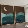 Tranh Canvas Đêm Trăng Trên Núi Xanh Yên Bình Mã-B2-047-B2 B2 047 B2 Tranh Canvas Đêm Trăng Trên Núi Xanh Yên Bình m1