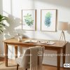 Tranh Canvas Lá Xanh Nhiệt Đới Tối Giản Mã-B2-048-A2 B2 048 A2 Tranh Canvas Lá Xanh Nhiệt Đới Tối Giản m1