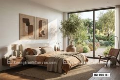 Tranh Canvas Trừu Tượng Tông Nâu Trầm Sang Trọng Hiện Đại Mã-B2-050-D1 B2 050 D1 Tranh Canvas Trừu Tượng Tông Nâu Trầm Sang Trọng Hiện Đại m4