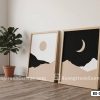 Tranh Canvas Núi Non Nhật Nguyệt-Nghệ Thuật Decor Đối Lập Sáng Tối Mã-B2-052-D1 B2 052 D1 Tranh Canvas Núi Non Nhật Nguyệt Nghệ Thuật Decor Đối Lập Sáng Tối m1