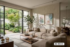 Tranh Canvas Lá Cây Nhiệt Đới Tông Pastel Nhẹ Nhàng Trang Trí Phòng Ngủ Mã-B2-053-B1 B2 053 B1 Tranh Canvas Lá Cây Nhiệt Đới Tông Pastel Nhẹ Nhàng Trang Trí Phòng Ngủ m4