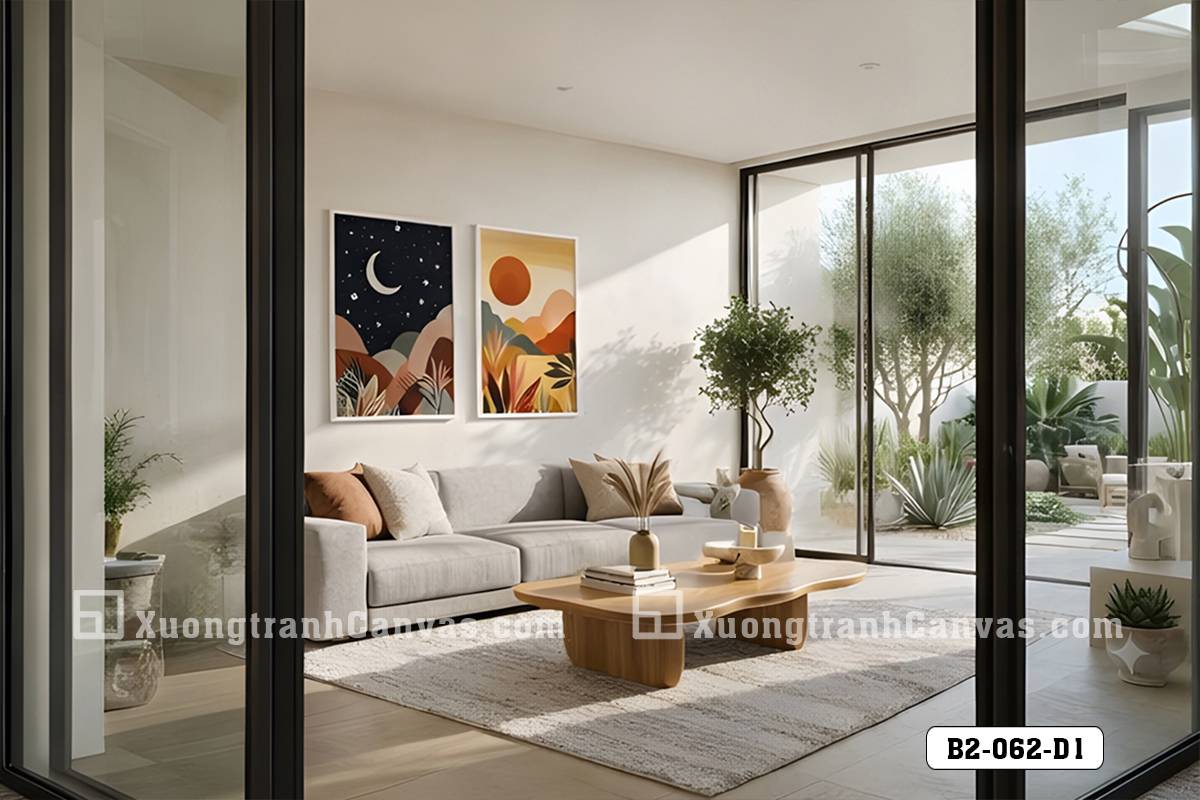 B2 062 D1 Tranh Canvas Nhật Nguyệt Đối Thoại Tông Vàng Cam Trừu Tượng Boho m7 B2 062 D1 Tranh Canvas Nhật Nguyệt Đối Thoại Tông Vàng Cam Trừu Tượng Boho m7