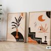 Tranh Canvas Nghệ Thuật Trừu Tượng Boho Tông Cam Đất Hiện Đại Mã-B2-074-B1 B2 074 B1 Tranh Canvas Nghệ Thuật Trừu Tượng Boho Tông Cam Đất Hiện Đại m1