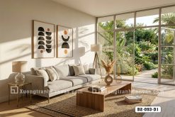 Tranh Canvas Hình Học Tối Giản Tông Cam Đen Hiện Đại Mã-B2-093-D1 B2 093 D1 Tranh Canvas Hình Học Tối Giản Tông Cam Đen Hiện Đại m4