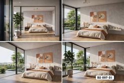 Tranh Canvas Cành Lá Trừu Tượng Tông Cam Đất Boho Vintage Mã-B2-097-D1 B2 097 D1 Tranh Canvas Cành Lá Trừu Tượng Tông Cam Đất Boho Vintage m5