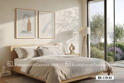 Tranh Canvas Bình Hoa Trừu Tượng Tông Xanh Khói Hiện Đại Mã-B2-119-A1 B2 119 A1 Tranh Canvas Bình Hoa Trừu Tượng Tông Xanh Khói Hiện Đại m6