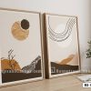 Tranh Canvas Nhật Nguyệt Đối Thoại Tông Nâu Đất Trầm Hiện Đại Boho Mã-B2-123-A2 B2 123 A2 Tranh Canvas Nhật Nguyệt Đối Thoại Tông Nâu Đất Trầm Hiện Đại Boho m1