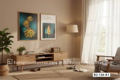 Tranh Canvas Lá Xẻ Rùa Vàng Gold Tông Xanh Ngọc Đẳng Cấp Thượng Lưu Mã-B2-126-A1 B2 126 A1 Tranh Canvas Lá Xẻ Rùa Vàng Gold Tông Xanh Ngọc Đẳng Cấp Thượng Lưu m3