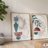 Tranh Canvas Bình Hoa Và Lá Trừu Tượng Tông Xanh Hồng Pastel Scandinavia Mã-B2-127-B1 B2 127 B1 Tranh Canvas Bình Hoa Và Lá Trừu Tượng Tông Xanh Hồng Pastel Scandinavia m1
