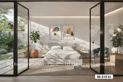 B2 219 A1 Tranh Canvas Hình Học Trừu Tượng Đa Sắc Phong Cách Bắc Âu Hiện Đại m7
