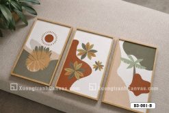 Tranh Canvas Boho Trừu Tượng Tông Cam Đất Terracotta Hiện Đại Mã-B3-001-B B3 001 B Tranh Canvas Boho Trừu Tượng Tông Cam Đất Terracotta Hiện Đại m5