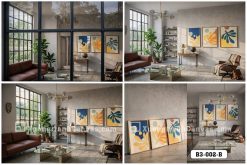 Tranh Canvas Nghệ Thuật Trừu Tượng Boho Màu Đất Cho Không Gian Sáng Tạo Mã-B3-002-B B3 002 B Tranh Canvas Nghệ Thuật Trừu Tượng Boho Màu Đất Cho Không Gian Sáng Tạo m3