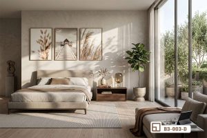 B3 003 D m1 tranh phong canh dong co thien nhien hien dai cho phong ngu xuongtranhcanvas