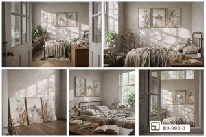 Tranh phong cảnh đồng cỏ - Khung trời khoáng đạt chạm đến cảm xúc B3 003 D m8 tong hop tranh phong canh dong co bo suu tap doc ban xuongtranhcanvas