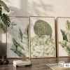 Tranh lá chuối xanh mát - Dấu ấn thiên nhiên trọn vẹn từng khoảnh khắc B3 004 D m1 tranh la chuoi xanh mat khung go hien dai cho phong khach biet thu xuongtranhcanvas